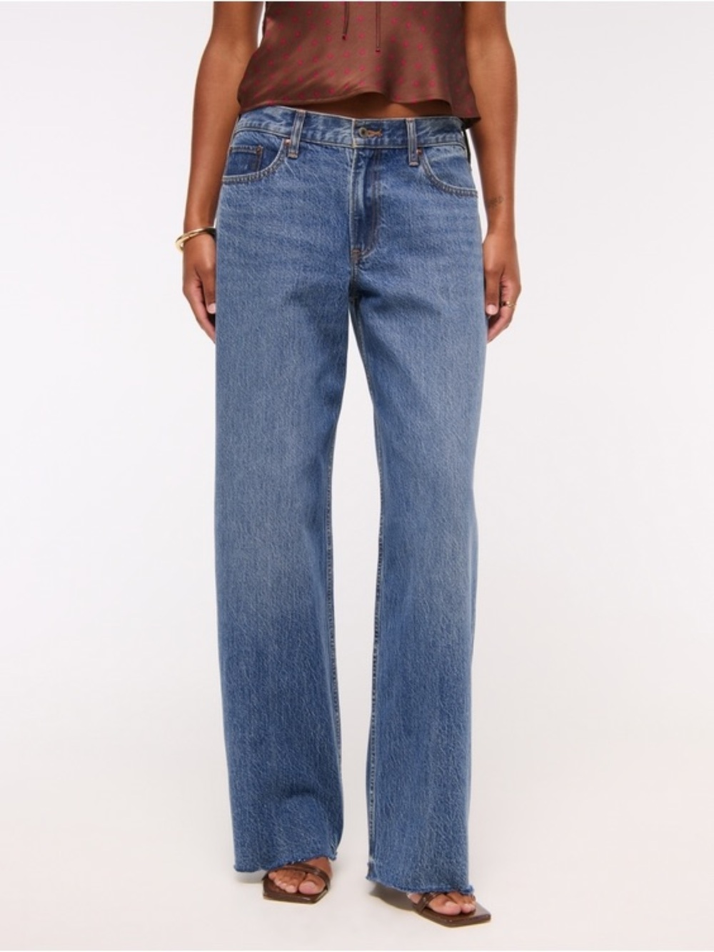 Abercrombie & Fitch - Curve Love Low Rise Ultra Loose - SIZE 28 LONG